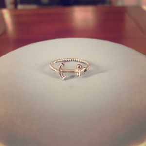 Sterling Silver Anchor Ring